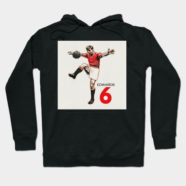 Duncan Edwards, Man Utd Legend Hoodie by AndythephotoDr